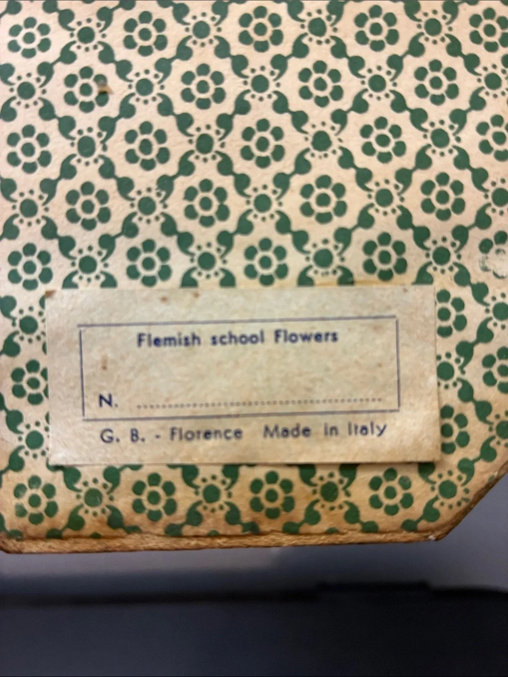 Vintage Gold Floral Wall Art - Flemish School Flowers - Made in Italy